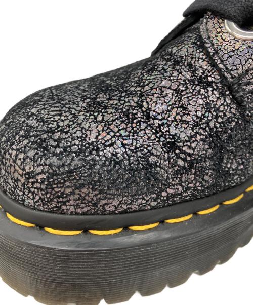 Dr.Martens（ドクターマーチン）Dr.Martens (ドクターマーチン) MOLLY　6ホールブーツ シルバー サイズ:UK 6の古着・服飾アイテム