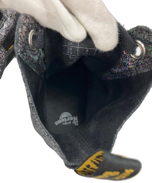 Dr.Martens（ドクターマーチン）Dr.Martens (ドクターマーチン) MOLLY　6ホールブーツ シルバー サイズ:UK 6の古着・服飾アイテム
