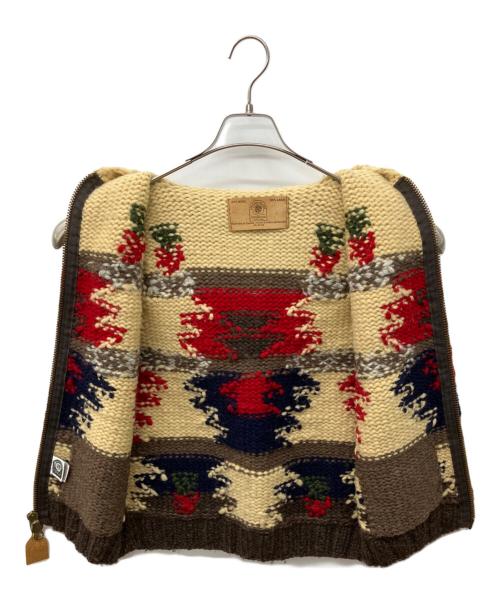 CANADIAN SWEATER（カナディアンセーター）CANADIAN SWEATER (カナディアンセーター) カウチンニットベスト ベージュ サイズ:不明の古着・服飾アイテム