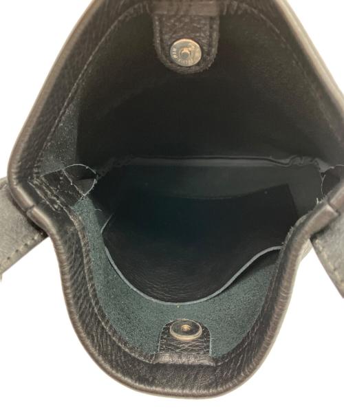 HENDER SCHEME（エンダースキーマ）HENDER SCHEME (エンダースキーマ) one side belt bag small ワン サイド ベルト バッグ スモールショルダーバッグ ブラックの古着・服飾アイテム