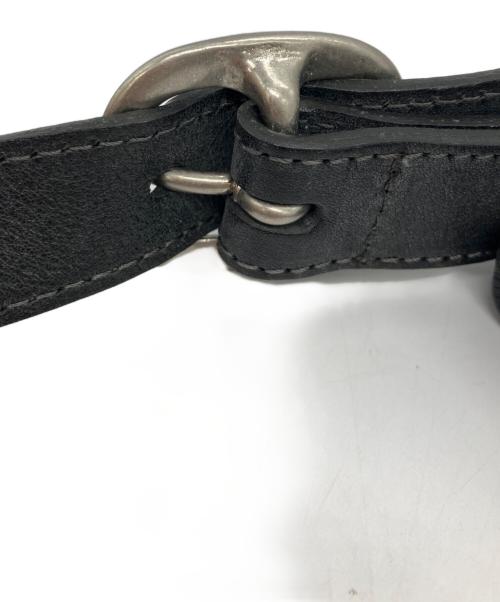 HENDER SCHEME（エンダースキーマ）HENDER SCHEME (エンダースキーマ) one side belt bag small ワン サイド ベルト バッグ スモールショルダーバッグ ブラックの古着・服飾アイテム