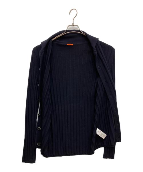 BARENA（バレナ）BARENA (バレナ) ウールニットカーディガン ネイビー サイズ:下記参照の古着・服飾アイテム