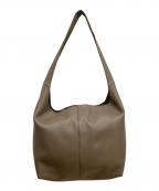 MR.OLIVE E.O.Iミスターオリーブ イーオーアイ）の古着「MILANO GRAIN LEATHER ワンショルダーバッグ」｜オリーブ