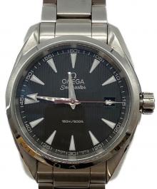 OMEGA（オメガ）の古着「シーマスター アクアテラ　リストウォッチ　腕時計」｜ブラック