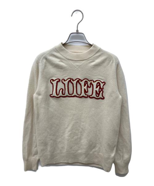 sacai（サカイ）sacai (サカイ) Liife Knit Sweater ホワイト サイズ:2の古着・服飾アイテム