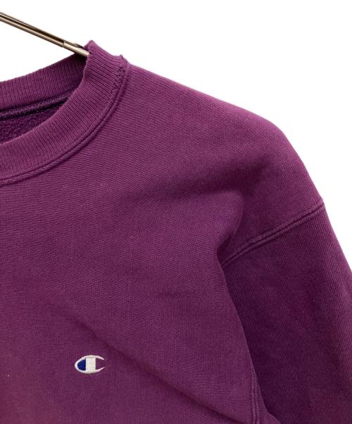 Champion REVERSE WEAVE（チャンピオン リバース ウィーブ）Champion REVERSE WEAVE (チャンピオン リバース ウィーブ) 90's刺繍タグリバースウィーブスウェット パープル サイズ:XLの古着・服飾アイテム