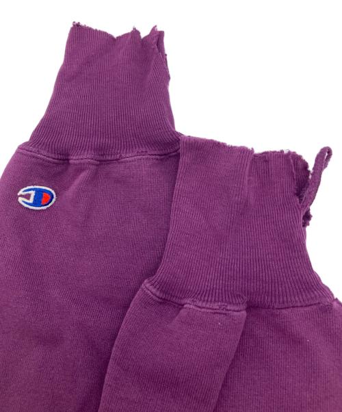 Champion REVERSE WEAVE（チャンピオン リバース ウィーブ）Champion REVERSE WEAVE (チャンピオン リバース ウィーブ) 90's刺繍タグリバースウィーブスウェット パープル サイズ:XLの古着・服飾アイテム