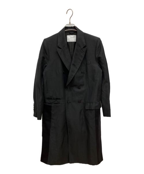 TOGA PULLA（トーガ プルラ）TOGA PULLA (トーガ プルラ) PVCビニール付ダブルコート ブラック サイズ:36の古着・服飾アイテム