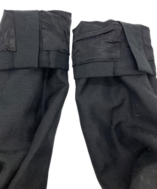 TOGA PULLA（トーガ プルラ）TOGA PULLA (トーガ プルラ) PVCビニール付ダブルコート ブラック サイズ:36の古着・服飾アイテム