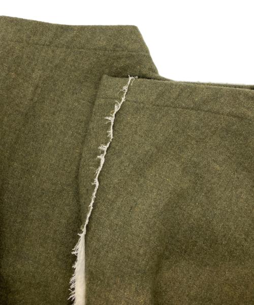 Y's（ワイズ）Y's (ワイズ) 変形ウールサルエルパンツ グリーン サイズ:2の古着・服飾アイテム