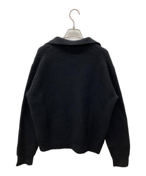 NKNIT（ンニット）NKNIT (ンニット) スキッパーニット ブラック サイズ:FREEの古着・服飾アイテム