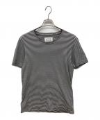 Maison Margielaメゾンマルジェラ）の古着「CREW NECK BORDER TEE」｜ブラック