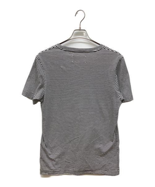 Maison Margiela（メゾンマルジェラ）Maison Margiela (メゾンマルジェラ) CREW NECK BORDER TEE ブラック サイズ:Ｓの古着・服飾アイテム