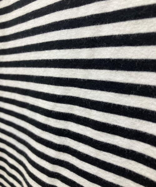 Maison Margiela（メゾンマルジェラ）Maison Margiela (メゾンマルジェラ) CREW NECK BORDER TEE ブラック サイズ:Ｓの古着・服飾アイテム