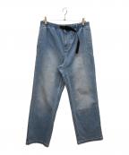 GRAMICCIグラミチ）の古着「STRETCH DENIM REGULAR FIT PANT　ストレッチデニムレギュラーフィットパンツ」｜インディゴ