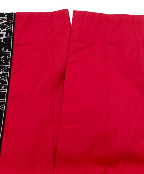 ARMANI EXCHANGE（アルマーニ エクスチェンジ）ARMANI EXCHANGE (アルマーニ エクスチェンジ) サイドロゴテープ ジップアップナイロンブルゾン レッド サイズ:Ｓの古着・服飾アイテム