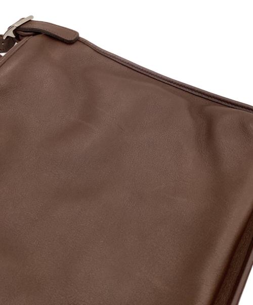 COACH（コーチ）COACH (コーチ) レザーショルダーバッグ ブラウンの古着・服飾アイテム