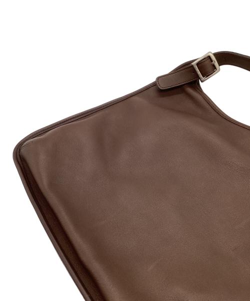 COACH（コーチ）COACH (コーチ) レザーショルダーバッグ ブラウンの古着・服飾アイテム