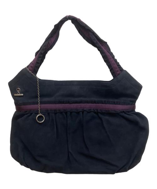 ANTEPRIMA（アンテプリマ）ANTEPRIMA (アンテプリマ) スエードハンドバッグ パープルの古着・服飾アイテム