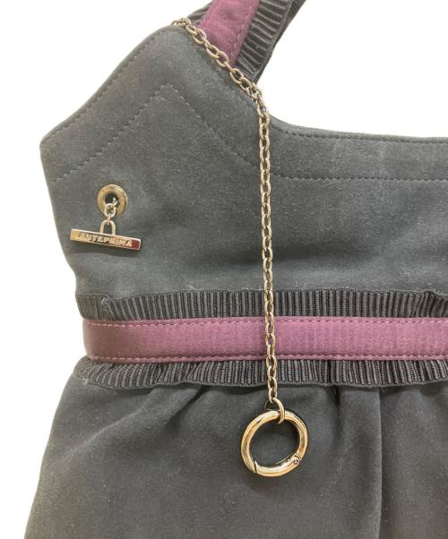 ANTEPRIMA（アンテプリマ）ANTEPRIMA (アンテプリマ) スエードハンドバッグ パープルの古着・服飾アイテム