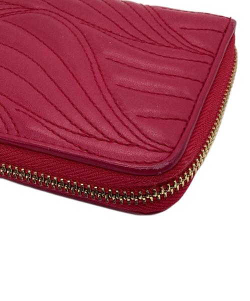 Salvatore Ferragamo（サルヴァトーレ フェラガモ）Salvatore Ferragamo (サルヴァトーレ フェラガモ) L字ジップロングウォレット ピンクの古着・服飾アイテム
