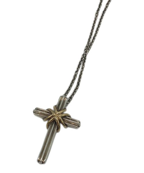TIFFANY & Co.（ティファニー アンド コー）TIFFANY & Co. (ティファニー アンド コー) シグネチャークロスネックレス シルバーの古着・服飾アイテム