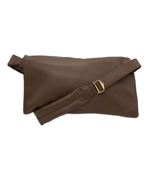 NUNELA（ヌネラ）NUNELA (ヌネラ) ショルダーバッグ ブラウンの古着・服飾アイテム