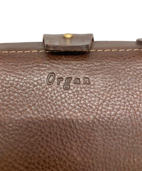 organ（オルガン）organ (オルガン) 口枠キューブトート ブラウンの古着・服飾アイテム
