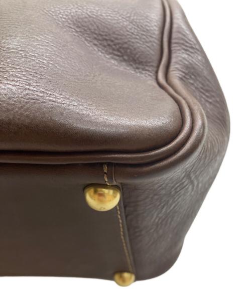 organ（オルガン）organ (オルガン) 口枠キューブトート ブラウンの古着・服飾アイテム