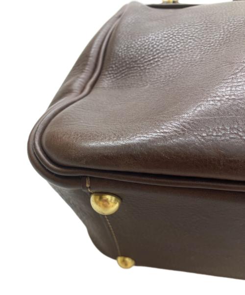 organ（オルガン）organ (オルガン) 口枠キューブトート ブラウンの古着・服飾アイテム