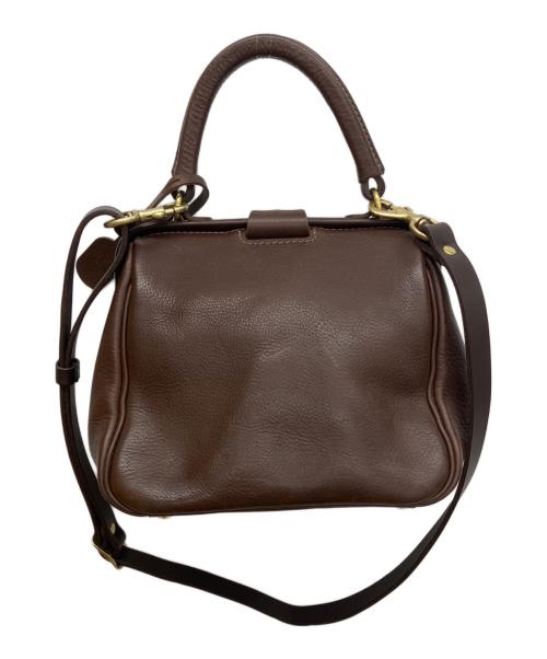 organ（オルガン）organ (オルガン) 口枠キューブトート ブラウンの古着・服飾アイテム