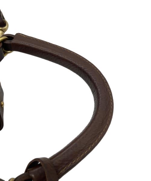 organ（オルガン）organ (オルガン) 口枠キューブトート ブラウンの古着・服飾アイテム