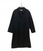 EMPORIO ARMANIエンポリオ アルマーニ）の古着「ウールステンカラーコート」｜ブラック