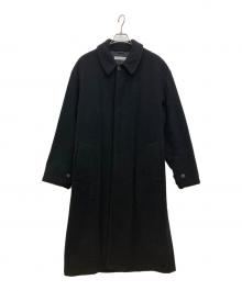 EMPORIO ARMANI（エンポリオ アルマーニ）の古着「ウールステンカラーコート」｜ブラック
