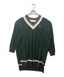 FRED PERRY（フレッドペリー）の古着「Tilden Knit Dress」｜グリーン