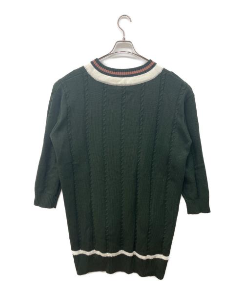 FRED PERRY（フレッドペリー）FRED PERRY (フレッドペリー) Tilden Knit Dress グリーン サイズ:36の古着・服飾アイテム
