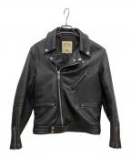 666666）の古着「LJM-8 ダブルライダースジャケット」｜ブラック