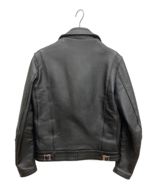 666（666）666 (666) LJM-8 ダブルライダースジャケット ブラック サイズ:36の古着・服飾アイテム