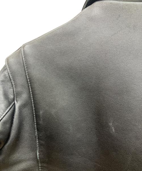 666（666）666 (666) LJM-8 ダブルライダースジャケット ブラック サイズ:36の古着・服飾アイテム