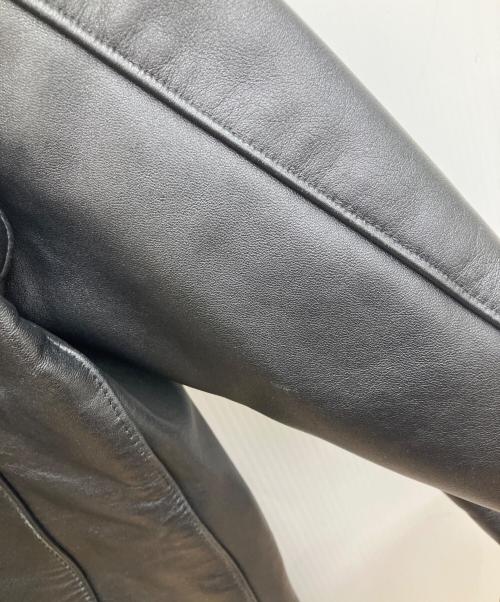 666（666）666 (666) LJM-8 ダブルライダースジャケット ブラック サイズ:36の古着・服飾アイテム