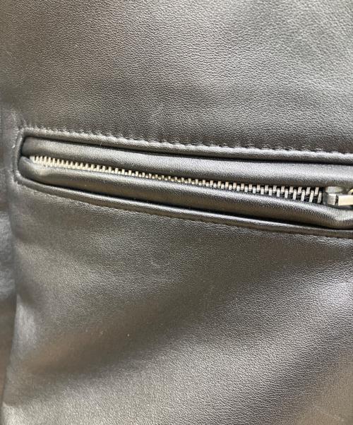 666（666）666 (666) LJM-8 ダブルライダースジャケット ブラック サイズ:36の古着・服飾アイテム