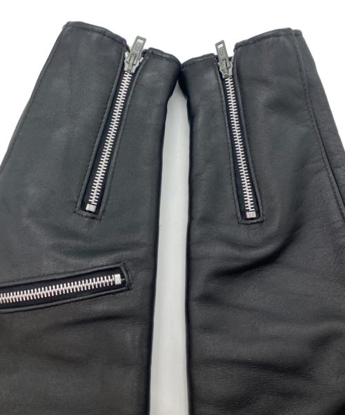 666（666）666 (666) LJM-8 ダブルライダースジャケット ブラック サイズ:36の古着・服飾アイテム