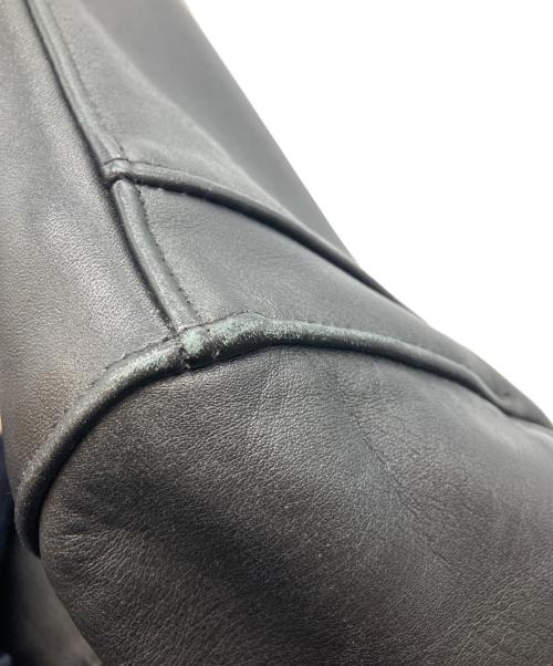 666（666）666 (666) LJM-8 ダブルライダースジャケット ブラック サイズ:36の古着・服飾アイテム