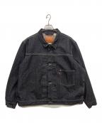 LEVI'S PReMIUMリーバイス プレミアム）の古着「BLACK TYPE I TRUCKER JACKET　デニムジャケット」｜ブラック