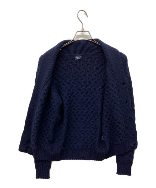 Drumohr（ドルモア）Drumohr (ドルモア) ショールカラーカーディガン ネイビー サイズ:44の古着・服飾アイテム