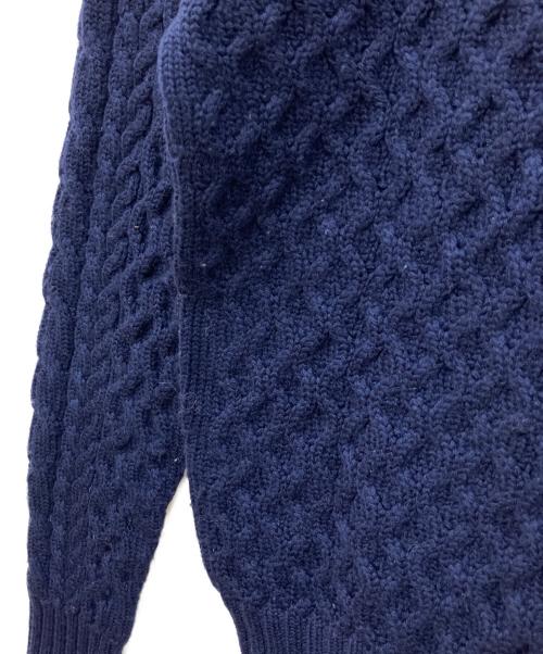 Drumohr（ドルモア）Drumohr (ドルモア) ショールカラーカーディガン ネイビー サイズ:44の古着・服飾アイテム