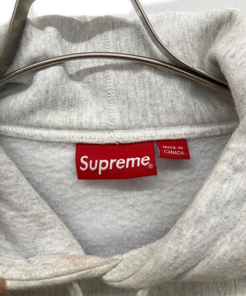 SUPREME（シュプリーム）SUPREME (シュプリーム) PREME HOODED SWEATSHIRT ライトグレー サイズ:Ｓの古着・服飾アイテム