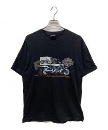 HARLEY-DAVIDSON（ハーレーダビッドソン）の古着「プリントTシャツ」｜ブラック