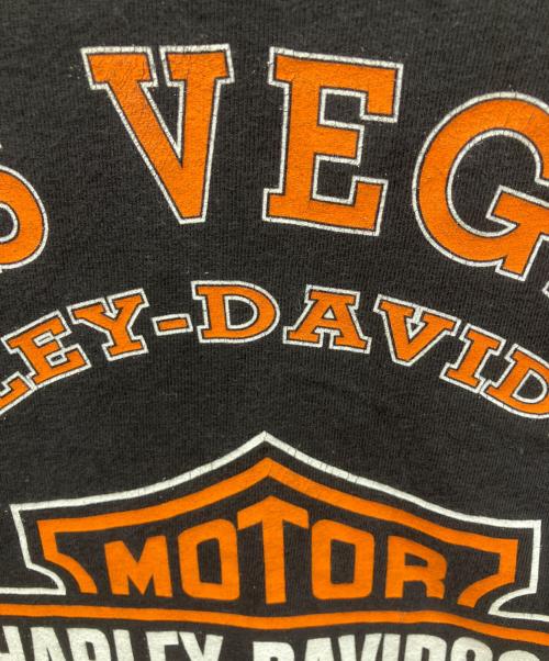 HARLEY-DAVIDSON（ハーレーダビッドソン）HARLEY-DAVIDSON (ハーレーダビッドソン) プリントTシャツ ブラック サイズ:Ｌの古着・服飾アイテム