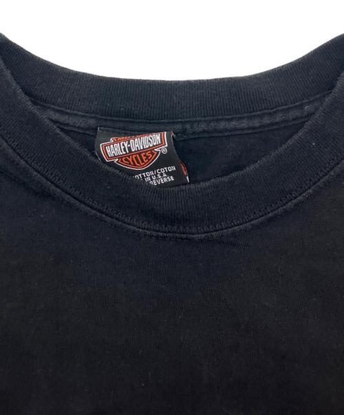 HARLEY-DAVIDSON（ハーレーダビッドソン）HARLEY-DAVIDSON (ハーレーダビッドソン) プリントTシャツ ブラック サイズ:Ｌの古着・服飾アイテム